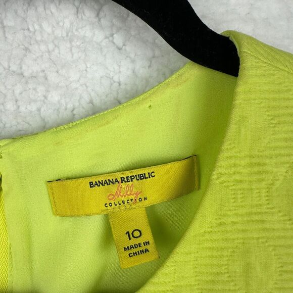 2/$30 Banana Republic Milly Collection Sheath Dress Womens 10 Sundress Resort - Picture 9 of 14